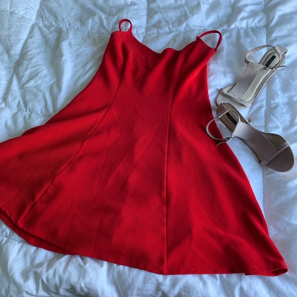 Forever 21 Dresses & Skirts - Forever 21 women’s red dress  Sz M